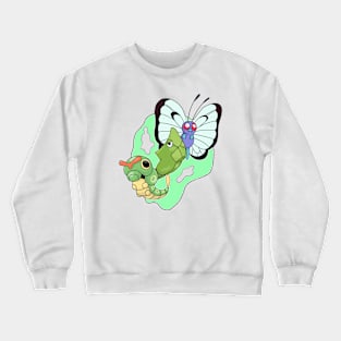 Butterfly be fre (green) Crewneck Sweatshirt